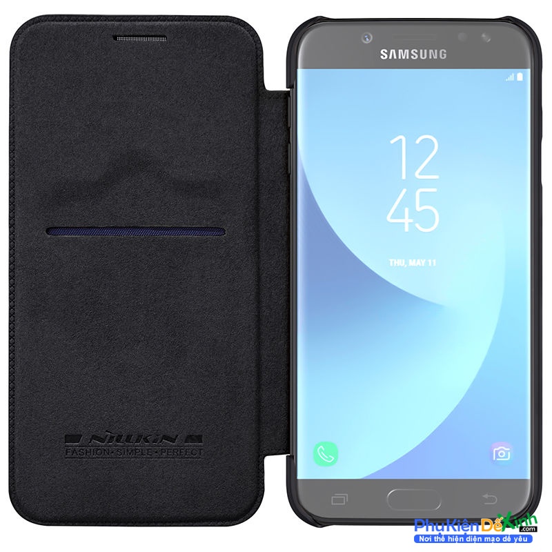 Bao Da Samsung Galaxy J7 Pro Hiệu Nillkin Qin Chính Hãng được làm bằng da và nhựa cao cấp polycarbonate khá mỏng nhưng có độ bền cao, cực kỳ sang trọng khi gắn cho chiếc dế iu của bạn.